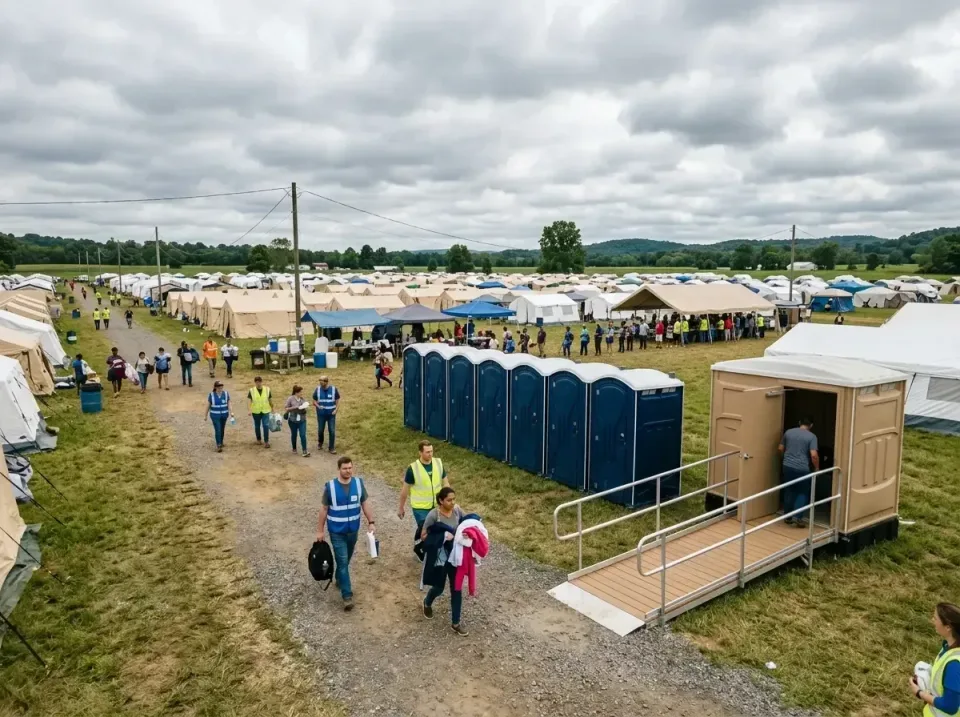 disaster-relief-camp-restrooms-010 — frequently asked questions, Dumpster & Portable Bathrooms Rental in Piney, AR